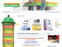 Tablet Screenshot of kolorowa.arsus.pl